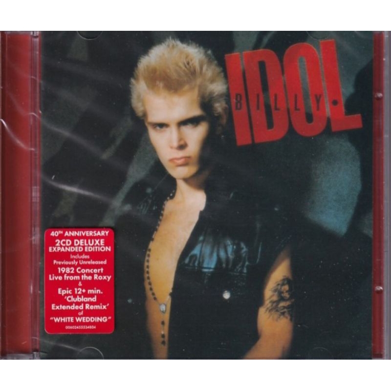 BILLY IDOL CD - 40TH ANNIVERSARY (2CD) DELUXE EXPANDED EDITION IMPORTED