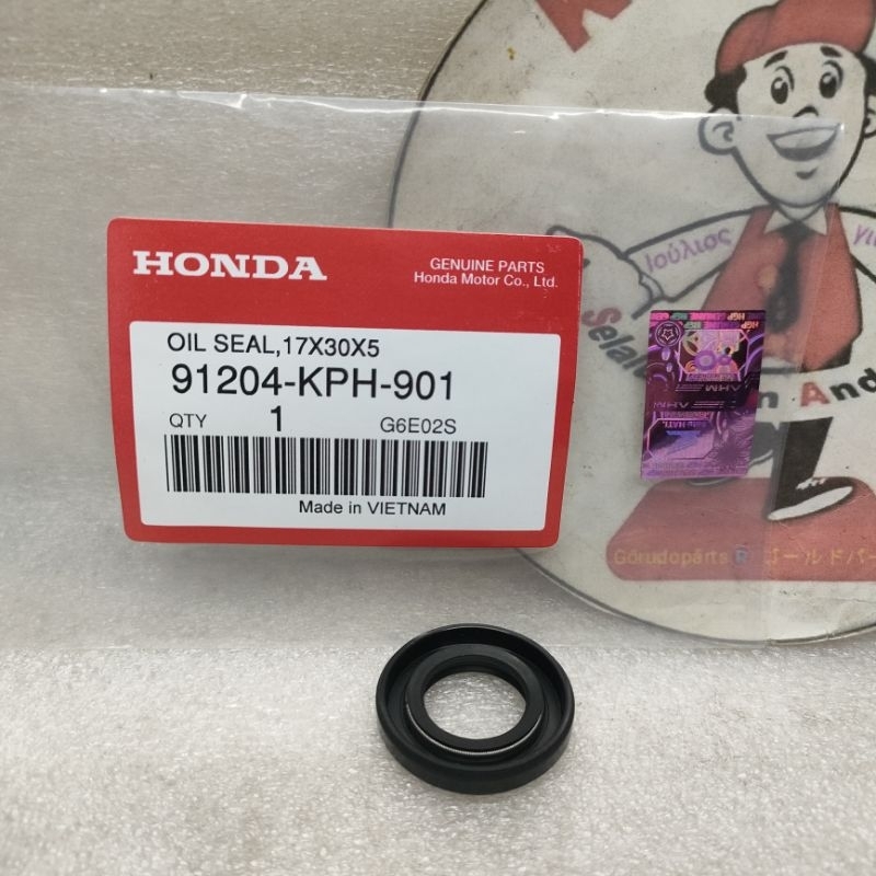 91204-KPH-901 ซีลเกียร์หน้า 17X30X5 Karisma Supra X 125
