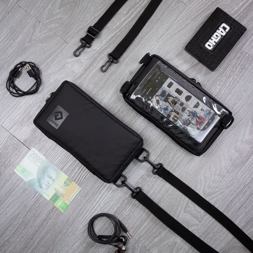 Cagho I SONIC แขวน Slingbag I กระเป๋าถือผู้ชาย I กระเป๋าคลัทช์ผู้ชายผู้หญิง I กันน้ําผู้ชาย Slingbag
