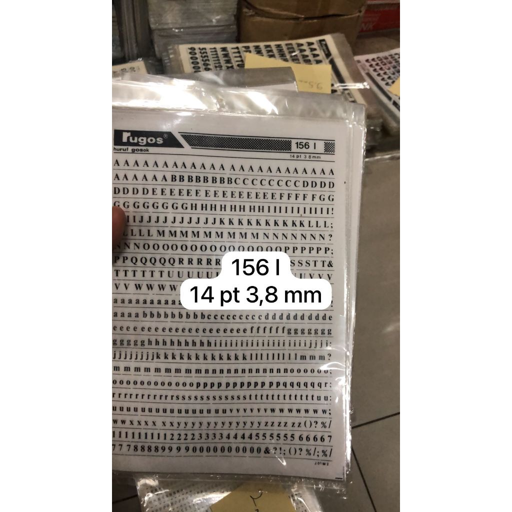 Rugos november 2023 ขนาด 2.5 มม. ถึง 3.8 มม. หน่วย