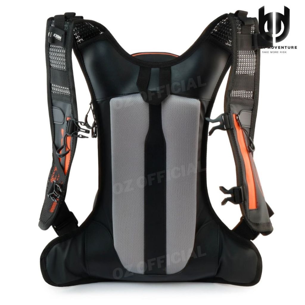 Hitam Exom - hydropack ASTRO กระเป๋าเป้สะพายหลัง 2224 - BL 08 hydropack Biker กระเป๋าเป้สะพายหลัง สีดํา แทรบาส วิบาก กระเป๋าจักรยาน