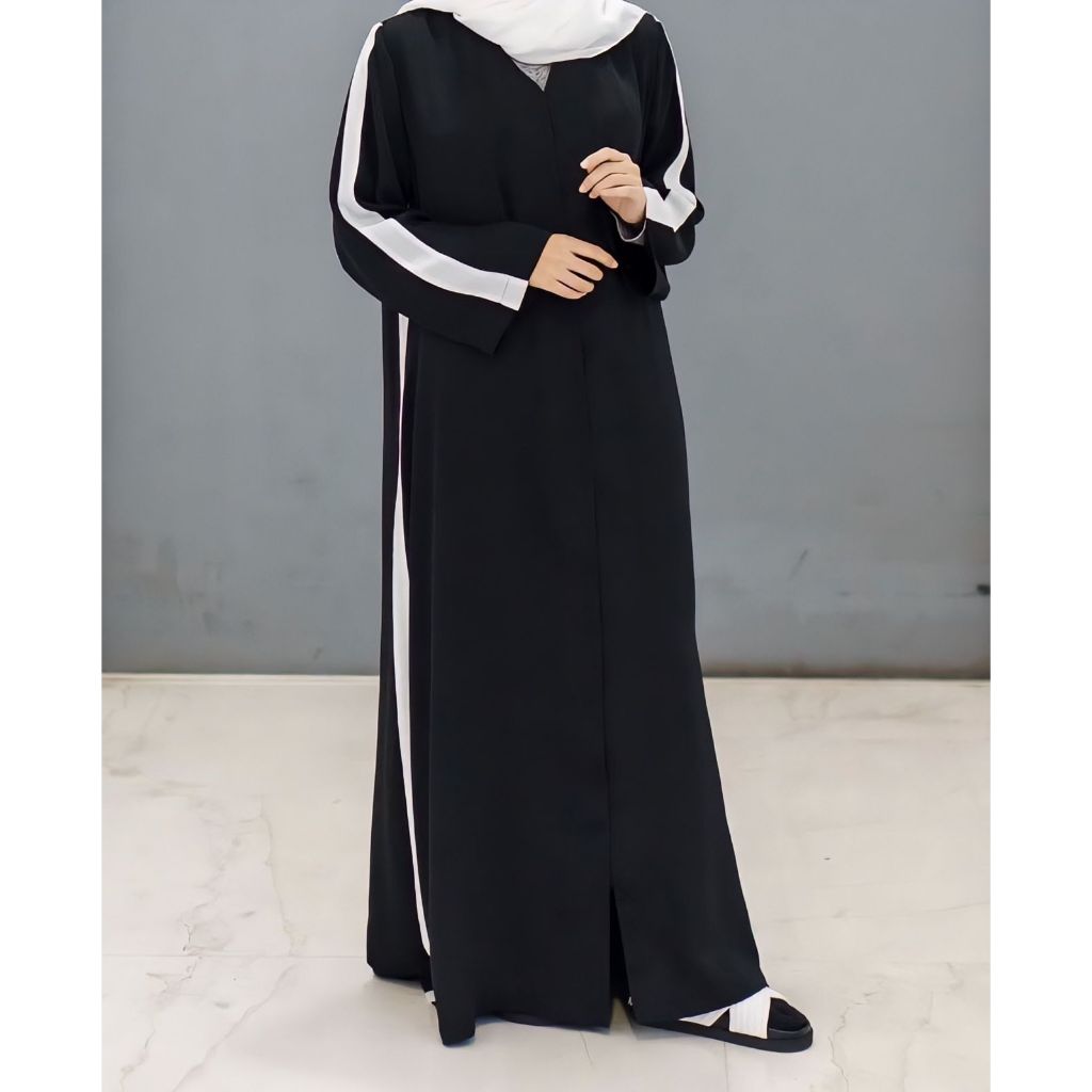 Addin Buns Sporty Abaya / Gamis / Dress / Agamis ศึกษาอิสลาม / Gamis ลาย / Gamis ง่าย / วัยรุ่น Abay