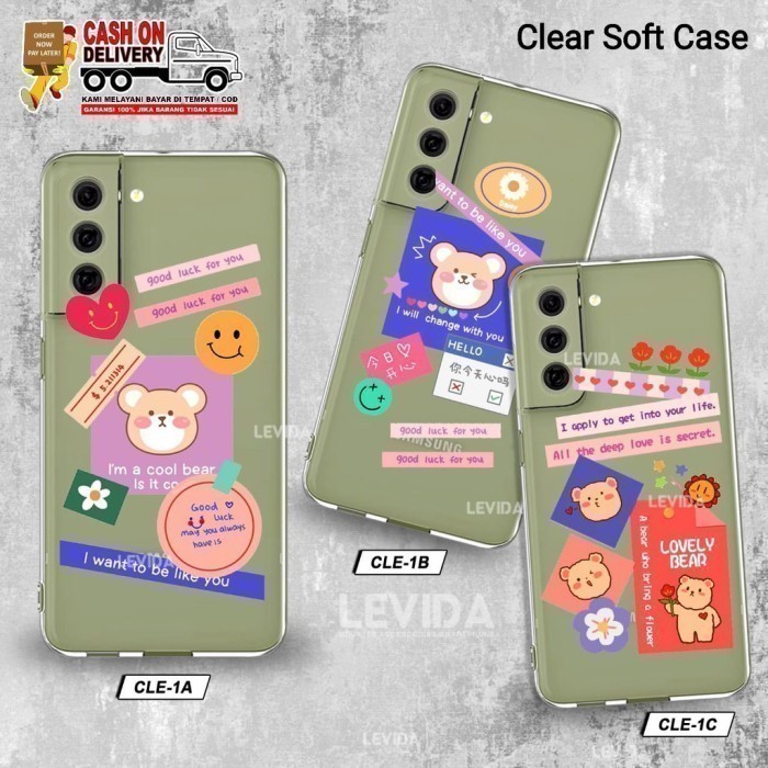 Xioami 13T Xioami 13T Pro Softcase Clear Case ภาพตัวละคร CLE01 CLE03 กรณี Xioami 13T Xioami 13T Pro