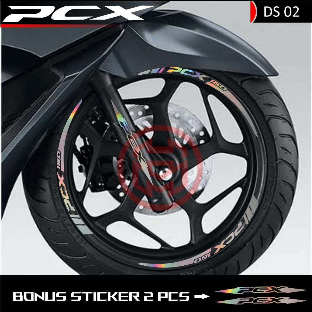 สติ๊กเกอร์ขอบ Pcx 150/160 ds02
