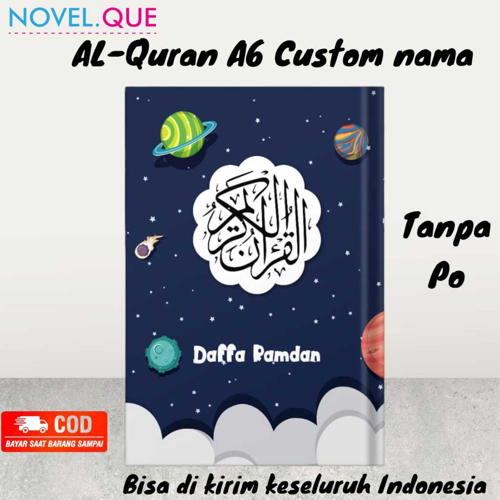 Quran A5/A6 ชื่อที่กําหนดเองปกแข็งสามารถเขียนชื่อบนปก / AL-Quran NV-QC05 คําแปล // 2