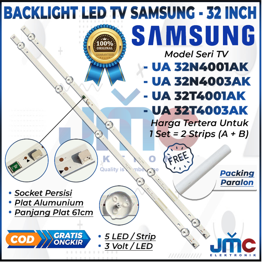 SAMSUNG 32 นิ้ว LED TV BACKLIGHT 32N4001 32N4003 32T4001 32T4003 32N4001AK 32N4003AK 32T4001AK 32T40