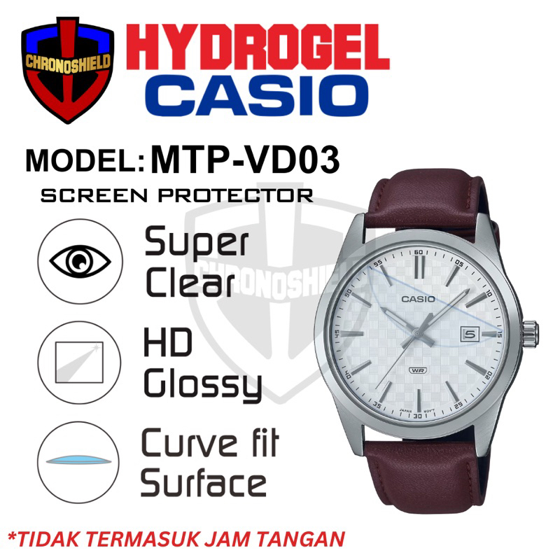 นาฬิกา Casio MTP VD03 Hydrogel ป ้ องกันรอยขีดข ่ วน