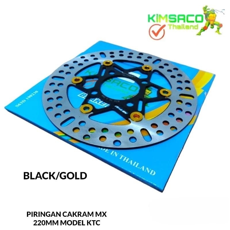 Jupiter MX ดิสก์เบรกหน้ากว้าง 220 มม. PSM KTC ดิสก์เบรกรอบ Mx 220 มม. รู 4