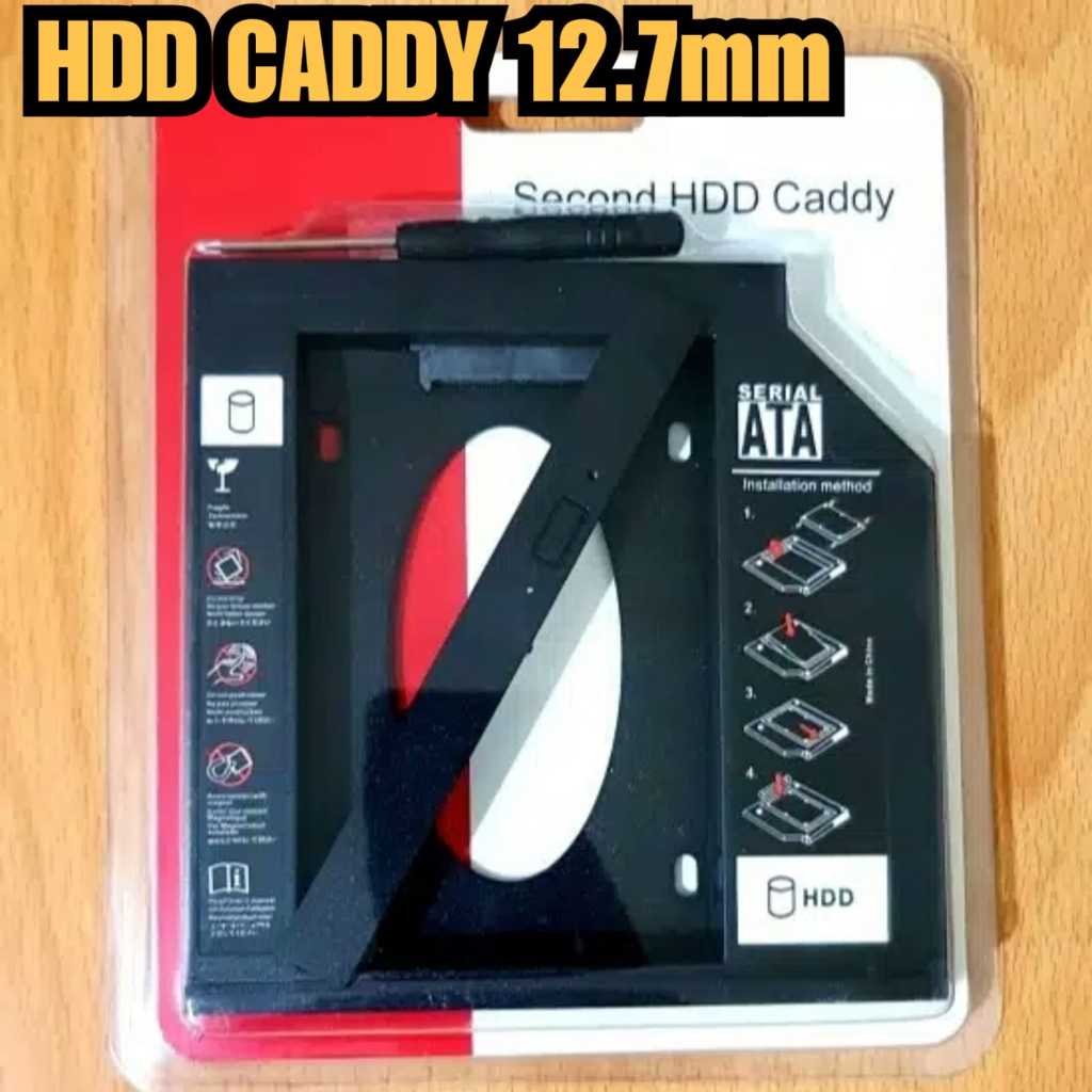12.7 มม.Sata Dvd สล็อต Hdd SSD แคดดี้อะแดปเตอร์ ssd ถึง cd hdd แล็ปท็อป 12.7 มม. HDD แคดดี้