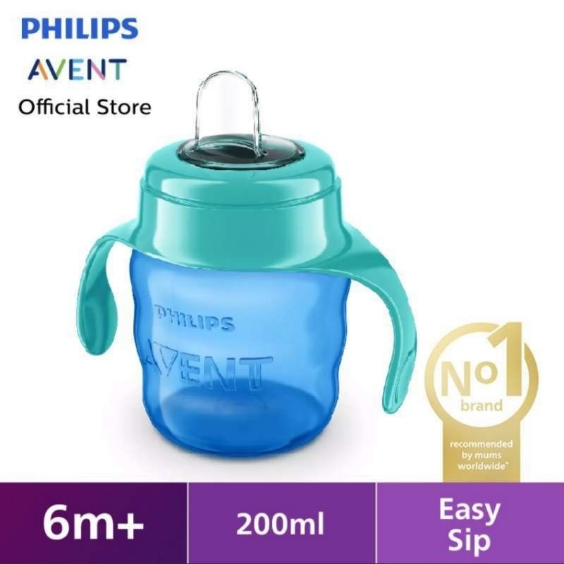 Philips Avent Classic Spout Cup 7OZ ขวดดื่มสีน้ําเงินเดี่ยว SCF551/05