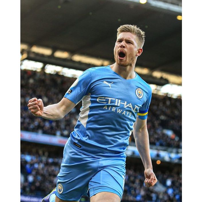 โปสเตอร์ฟุตบอล Kevin De Bruyne (สามารถปรับแต่งได้)