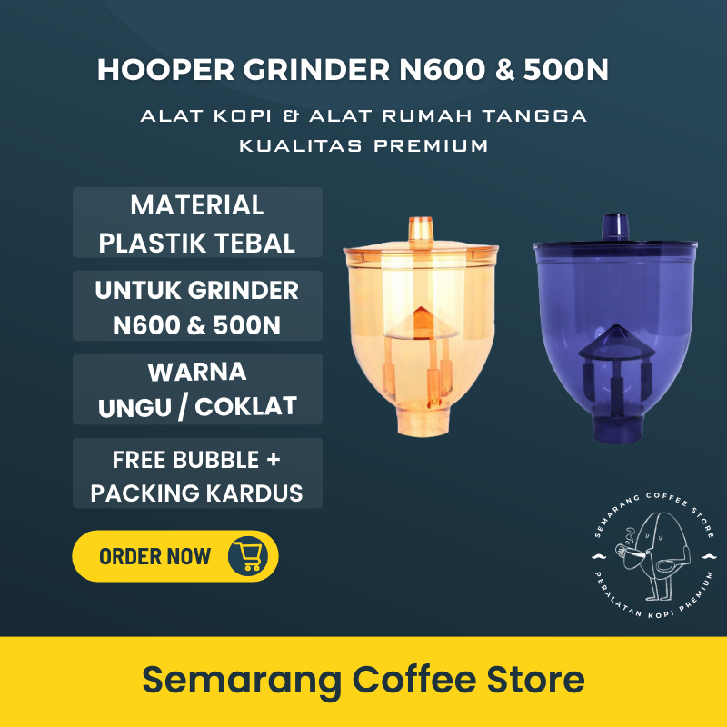 MESIN Bean Hopper สําหรับ N600 และ 500N เครื่องบด, Bean Hopper Coffee อะไหล่