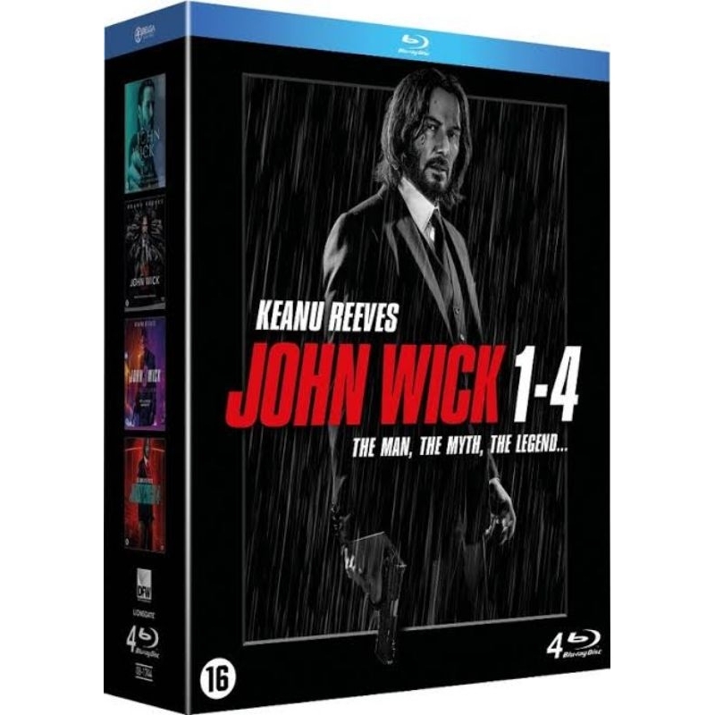 ภาพยนตร์ John wick bluray คอลเลกชันที่สมบูรณ์การแก้ไขฝาครอบสลิป