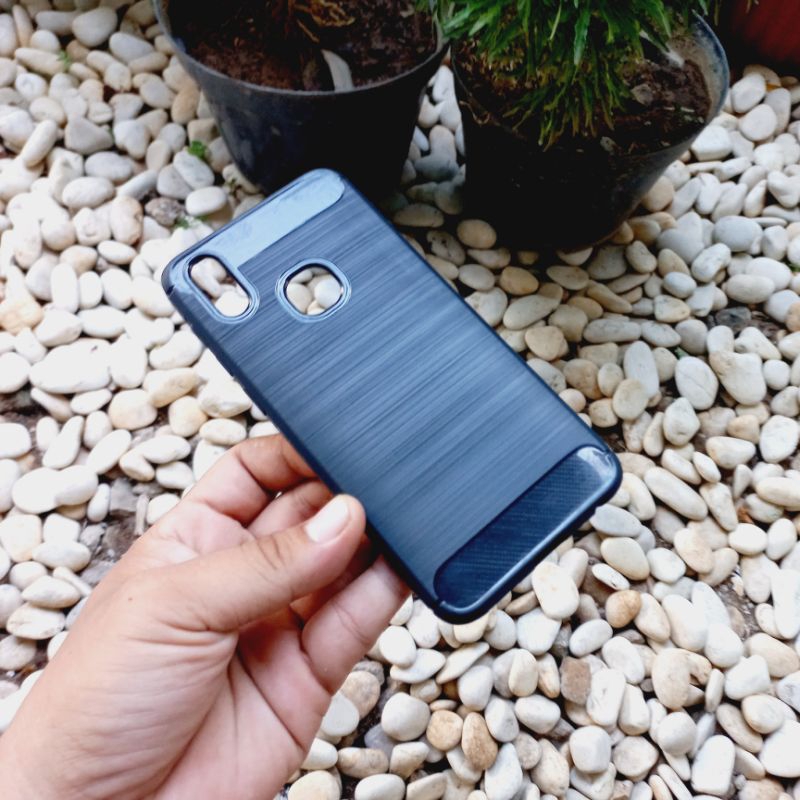 Softcase Vivo 1806 Black Matte Vivo V11 V11i