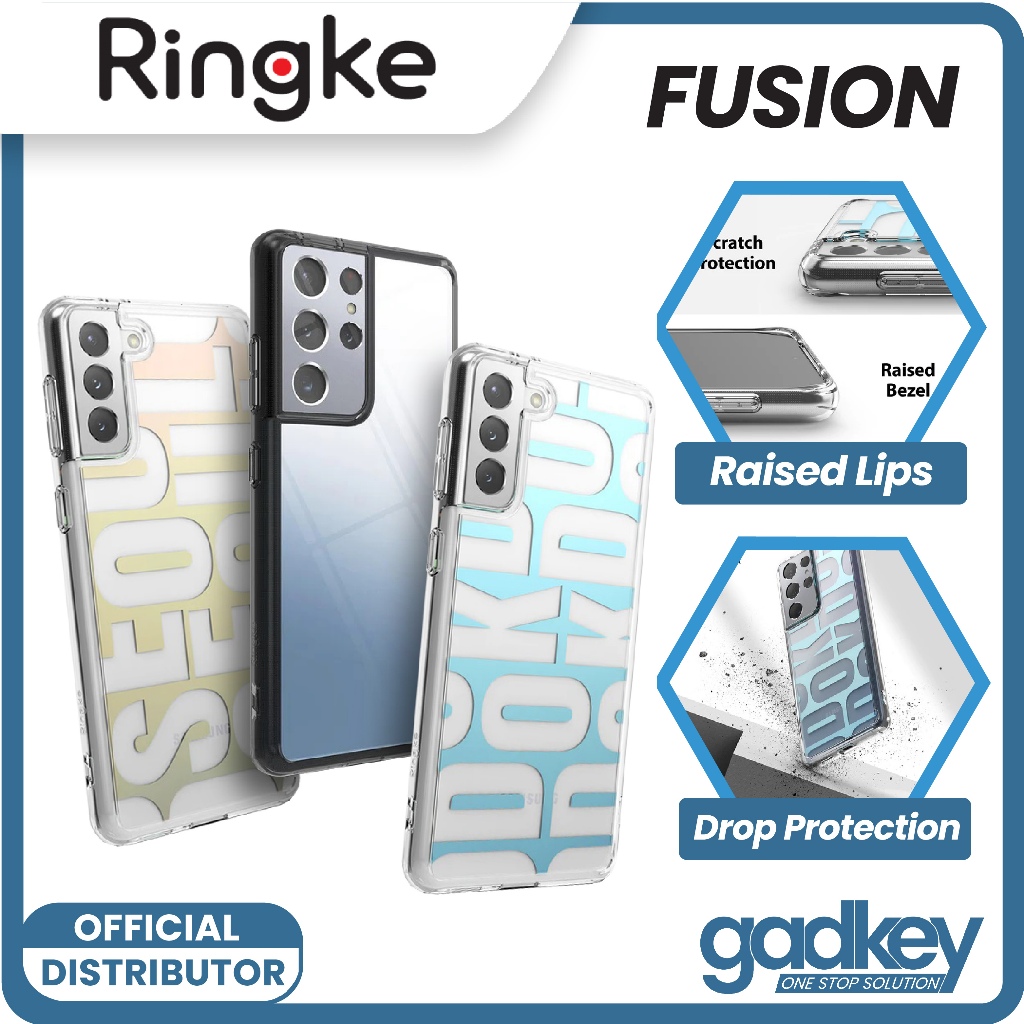 เคส Samsung S21 Ultra/S21 Plus Ringke Fusion Soft Casing Original