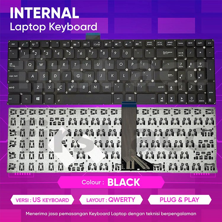 Asus x555 x555b x555d x555l x555q x555s x555u x555y คีย์บอร์ดใหม่