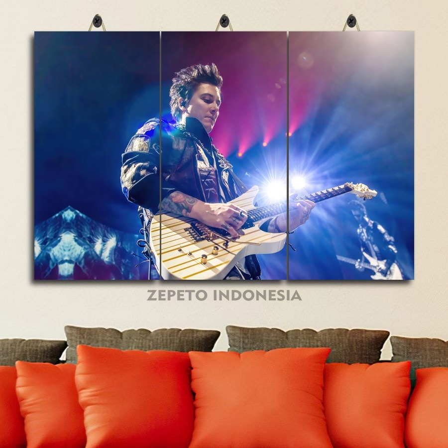Avenged Sevenfold 45X30 Multi Panel Drummer Wall Decor / Zepeto Indonesia / Avenged Sevenfold Nightm