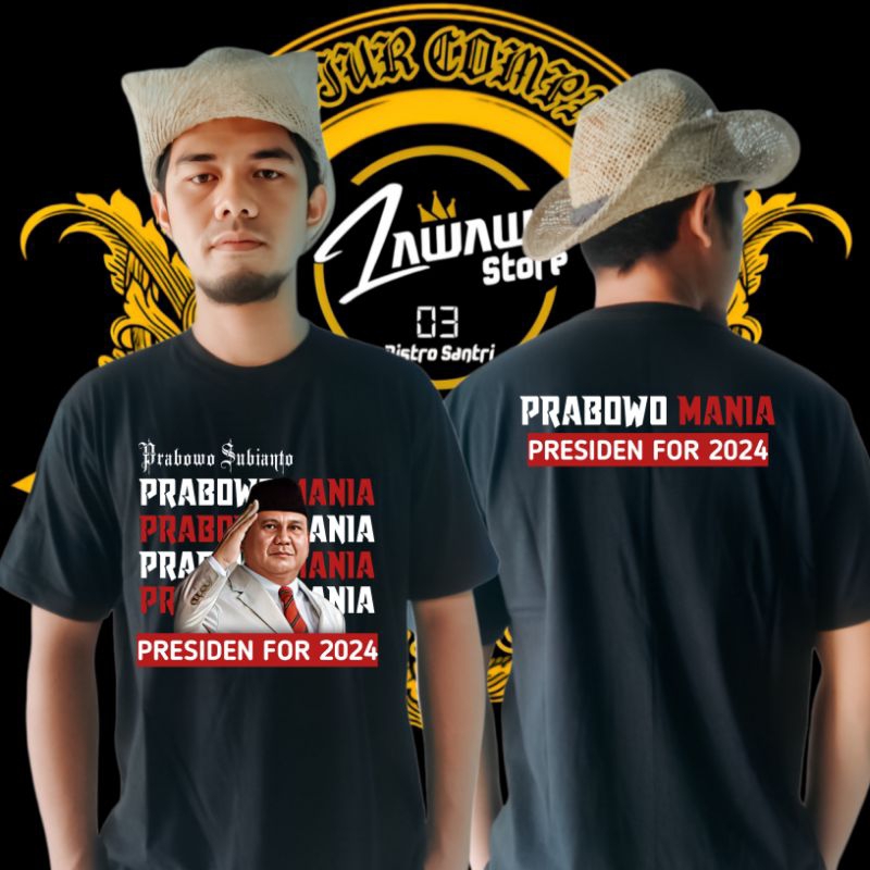 เสื้อยืด Prabowo President my 2024 ล่าสุด || Cool PRABOWO MANIA