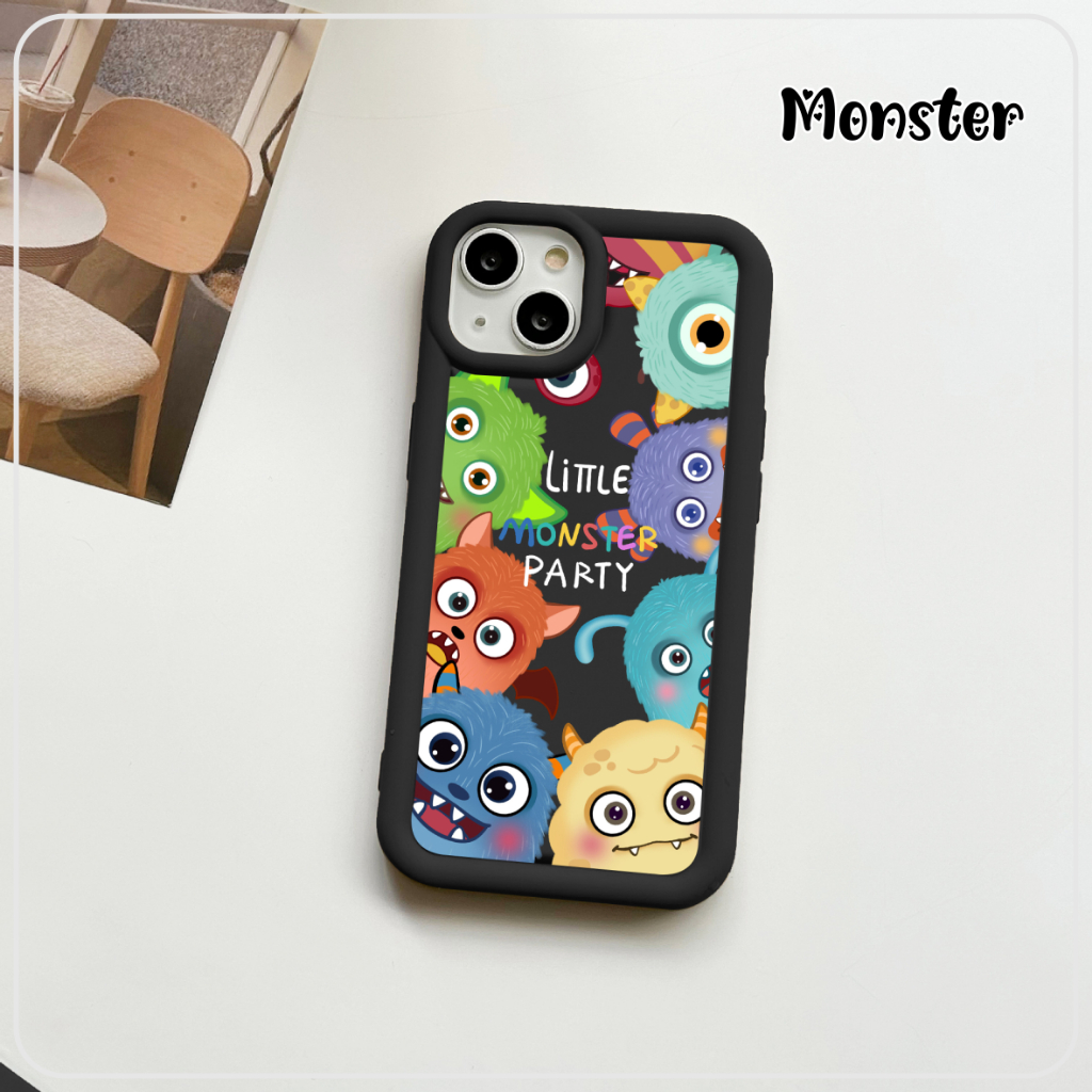 SOFTCASE SILICON CASING DELUXE MATTE MONSTER สําหรับ REALME C1 C2 2 PRO 5 5I C3 10 C11 C20 C11 C21Y 