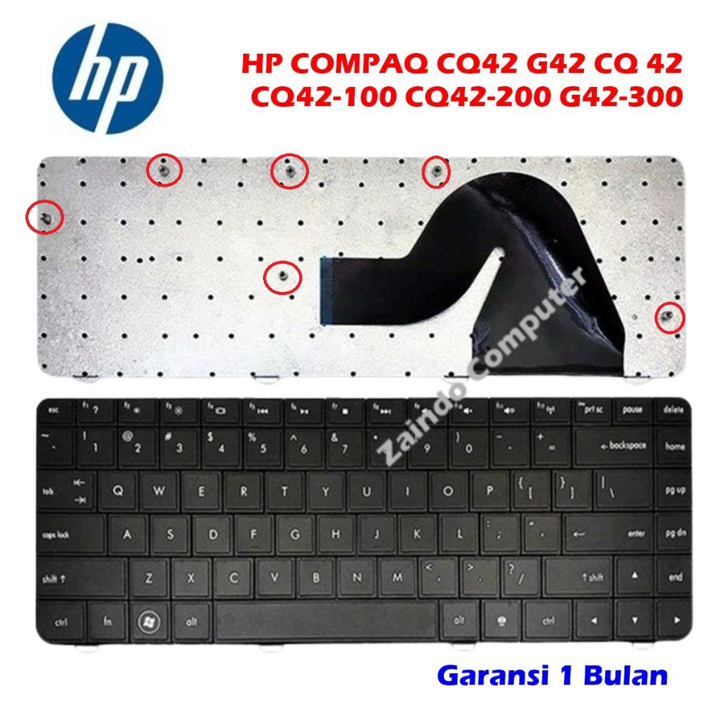 HP COMPAQ CQ42 G42 CQ 42 CQ42-100 CQ42-200 G42-300 แป้นพิมพ์แล็ปท็อปรับประกัน 1 เดือน
