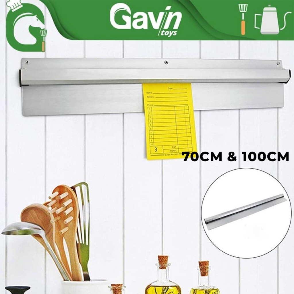 Bon Bill Holder Clamp 70 cm ร้านอาหาร Kitchen Bill Grabber Note Clip 70cm Cafe
