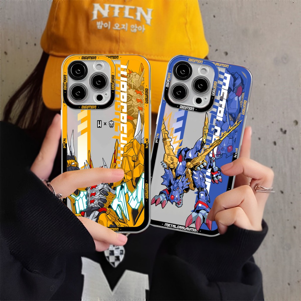 Hp Digimon wargreymon cellphone Case โปร่งใสเคสโทรศัพท์สําหรับ 033 Vivo T1 5G V23E V25E V27 5G V27E 