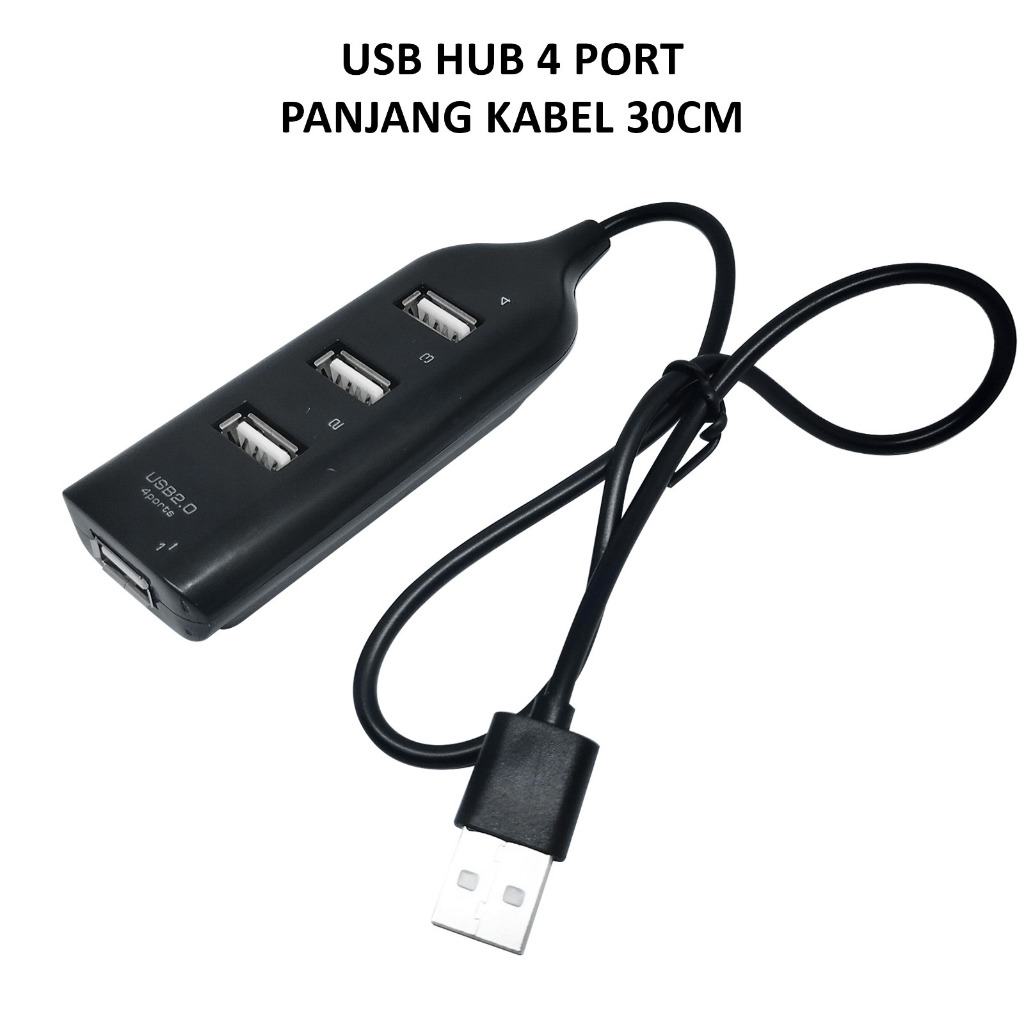 USB HUB 4 PORT / USB HUB / USB HUB 4 PORT CABLE LENGTH 30CM SINGLE FUNCTION