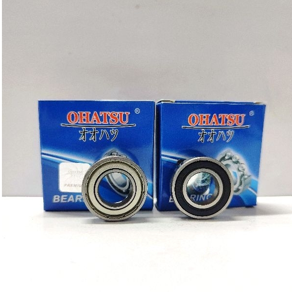 Ohatsu Ball Bearing Laher 6901 ZZ ฝาครอบเหล็ก 6901 2RS ฝาครอบยางเดิม 6901ZZ 6901-2RS