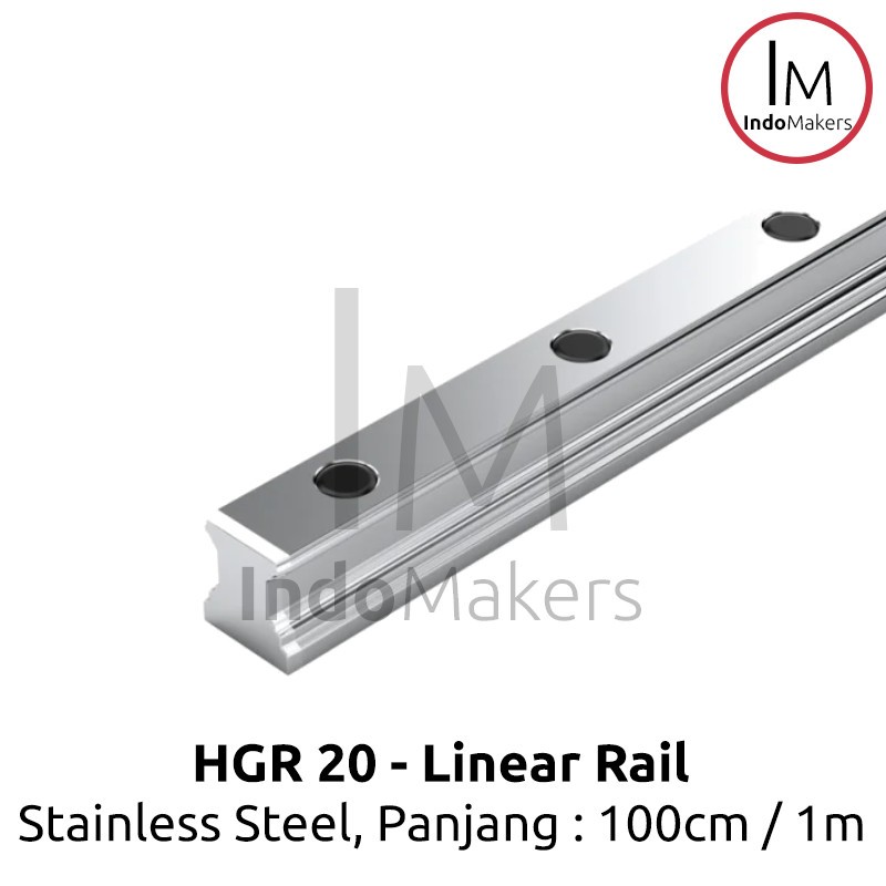 HGR20 / HGR 20 / HGH / ไกด์เชิงเส้น / รางเชิงเส้น CNC / สแตนเลส