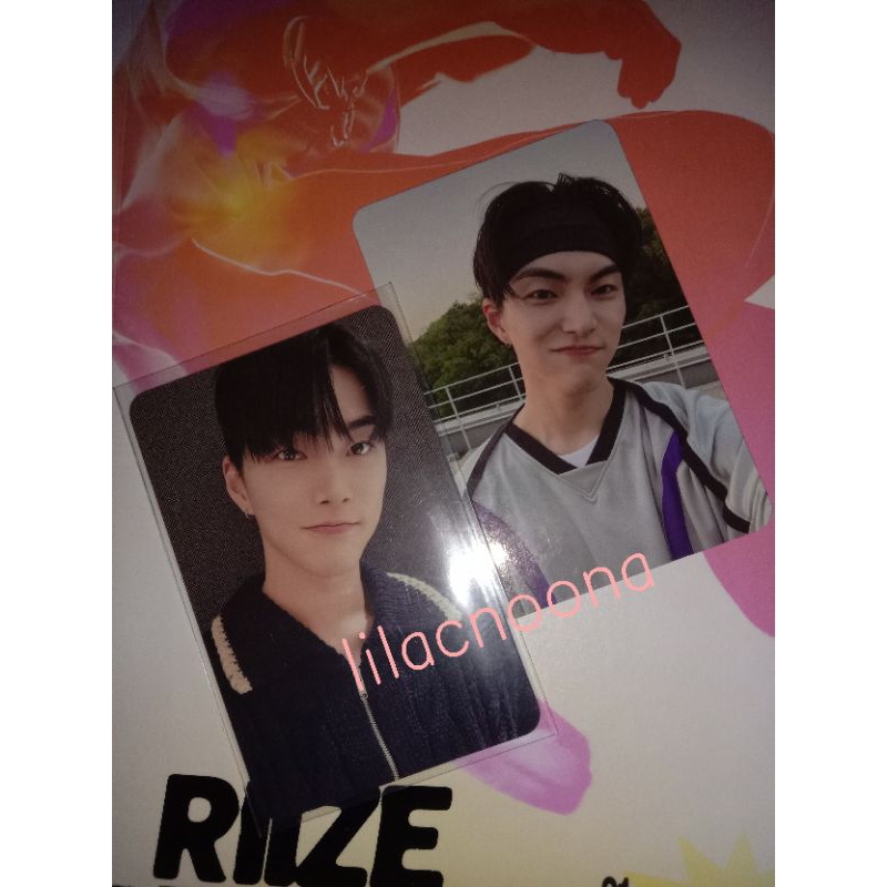 Booked BUNDLE PC SEUNGHAN RISE VER + POB KPOPMERCH + ALBUM RIZE UNSELED + POSTER ANTON อย่างเป็นทางก