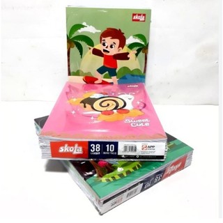 Buku Tulis Skola by SIDU 38 Lembar 1 Pak Isi 10pcs