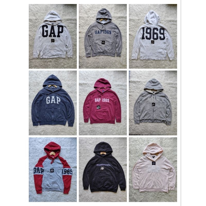 Gap X MUAHMUAH เสื้อฮู้ดแบรนด์เต็ม | Muah-muah HOODIE | เสื้อฮู้ด Gap