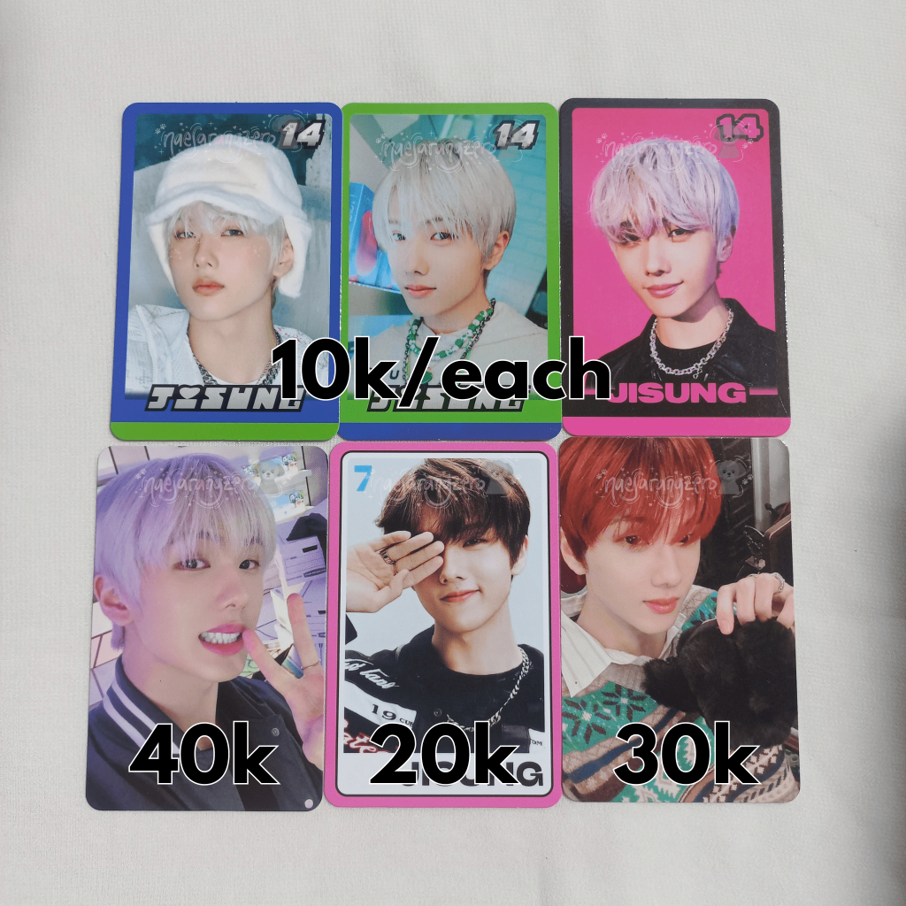 Nct Dream Jisung Photocard Trading Card Glitch Mode B ver The Dream Show 2 Pink Christmas 2022 pc tc