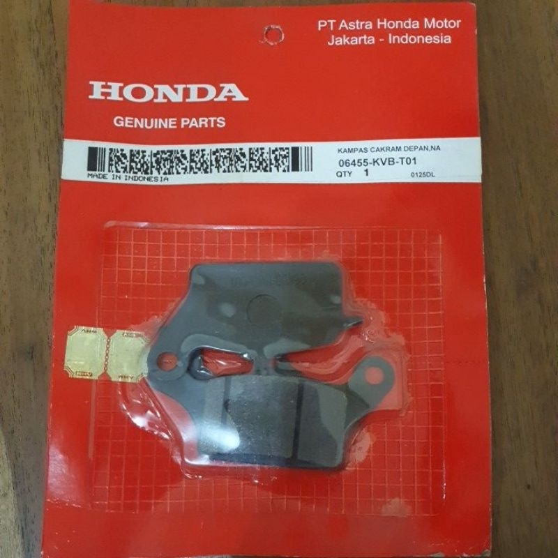 ผ้าเบรคหน้าสําหรับเดิม HONDA BEAT MOTORCYCLE 06455 KVB T01