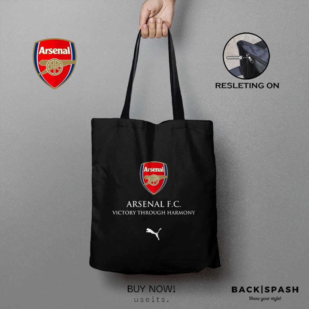 Arsenal THD Zipper Totebag - Women/Men - College Style