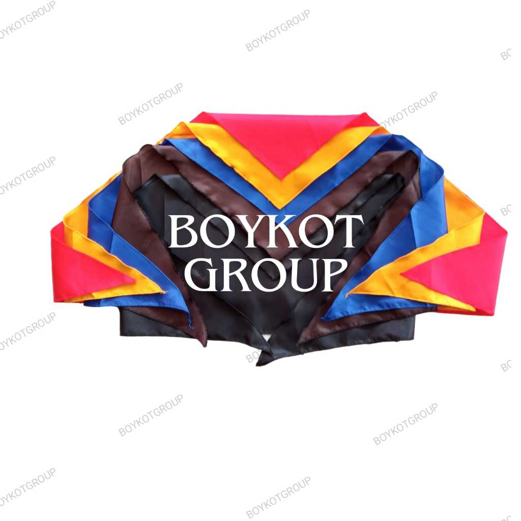 ผ ้ าพันคอสามเหลี ่ ยมธรรมดา Slayer Ritual Hajj Umrah/Scouts/tour / Hiking Group Marker