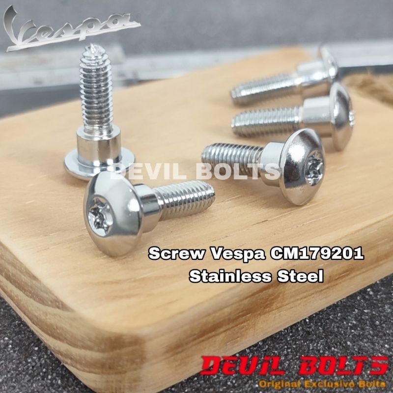 Vespa Matic Bolt M6X22 Stainless GTS/Sprint/S/Lx/Primavera