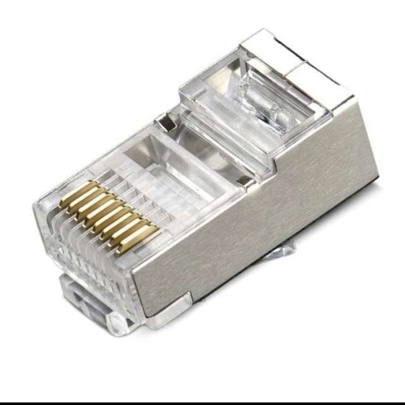 ขั้วต่อ RJ45 CAT 6 Gigabit METAL / Connector RJ45 CAT 6 IRON (Unit)