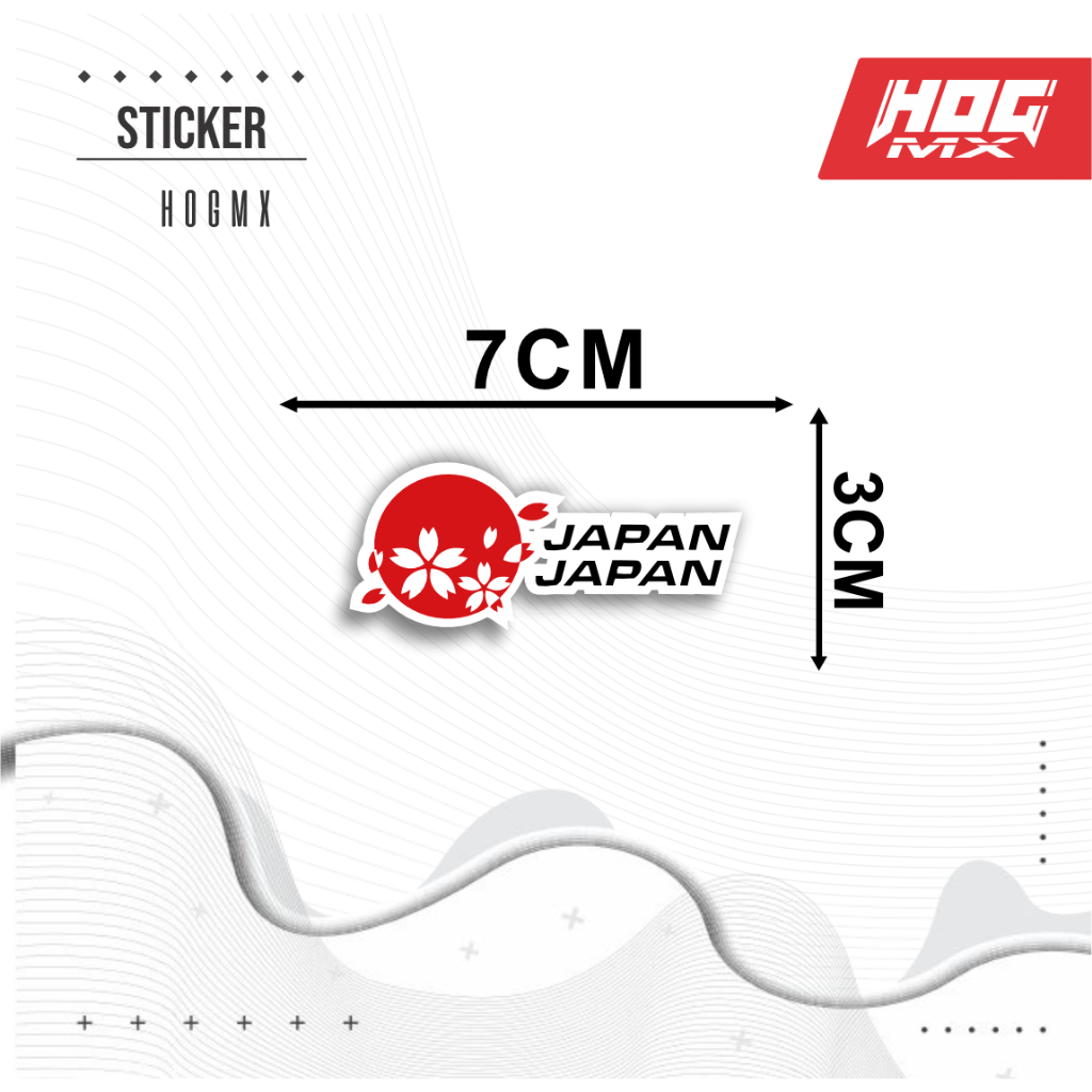 สติ๊กเกอร์ JDM JAPAN