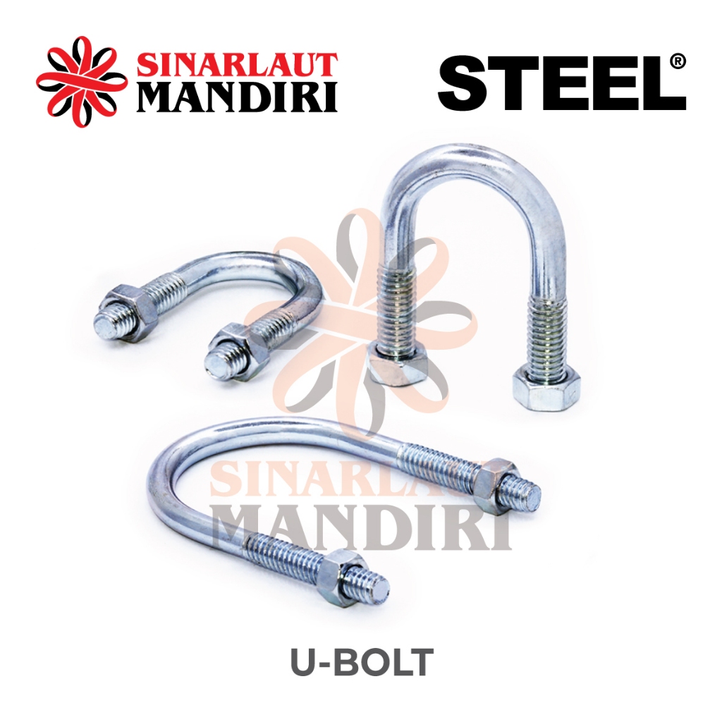 Iron U Bolt / Iron U Bolt 1/2 x 5"
