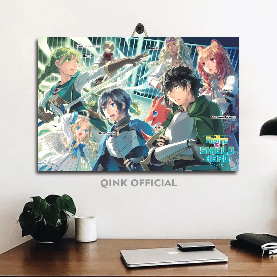 Tate No Yuusha No Nariagari Wall Display 20X30 / Qink Official / Anime Room โปสเตอร์วอลล์เปเปอร์ Tat