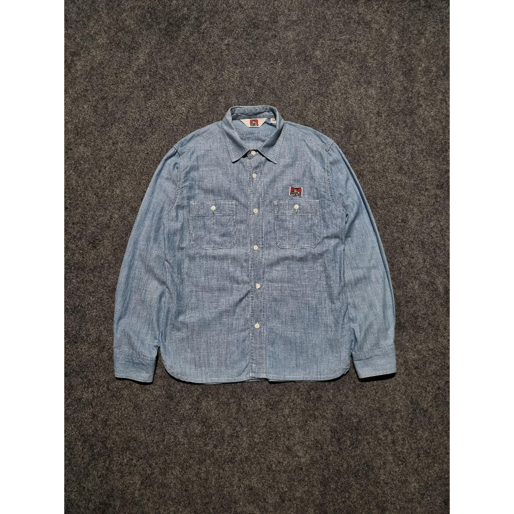 KEMEJA BEN DAVIS เสื้อเชิ้ตแขนยาว