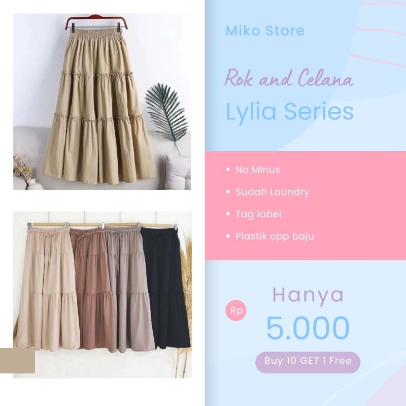 LYLIA SERIES - WORK PLEASE SKIRT PANTS | MIKO STORE MIKO.STORE