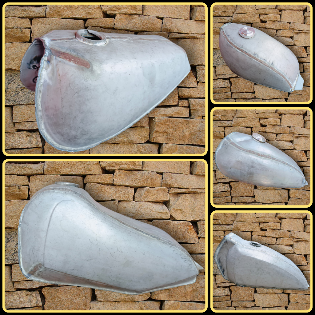 Custom DT Trill Tank Old School Yamaha Trail TS 125 Old Classic Gastank Xl Tank Cap DT 100 Dt Enduro