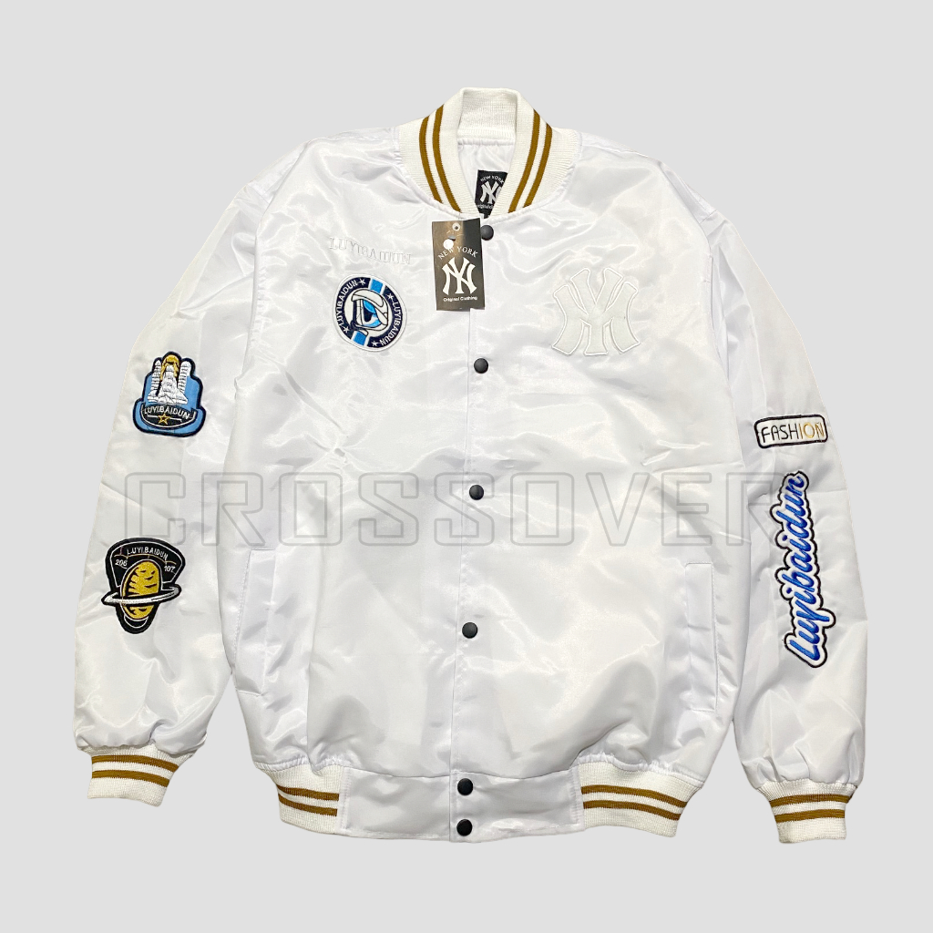 Varsity Baseball Jacket Luyibaidun Jacket ผู้ชายผู้หญิงสไตล์เกาหลี Original