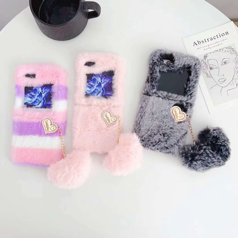 SAMSUNG ใหม่ปลอกHpเคสโทรศัพท์ขนสัตว์Rainbow Simple Love Heart Heart Heart Heart Heart Heart Chainสํา