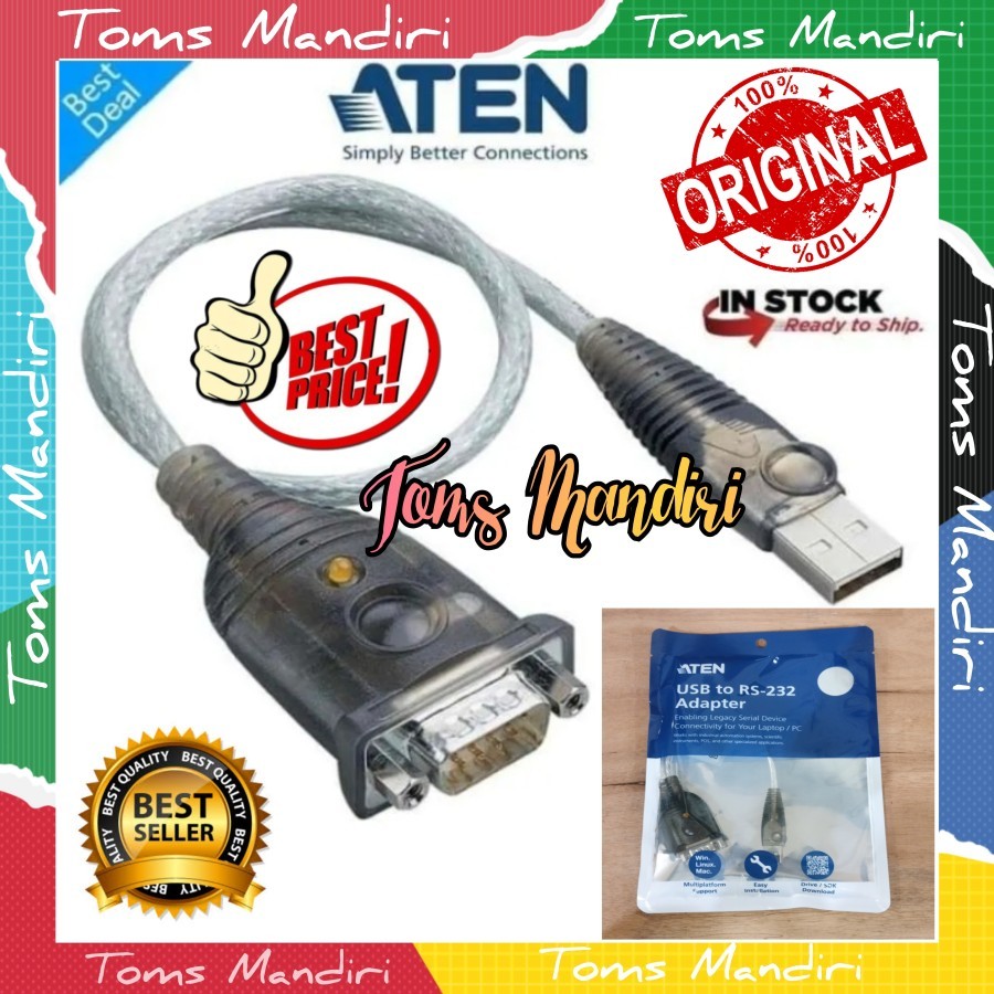 ATEN สาย USB TO Serial RS232 DB9
