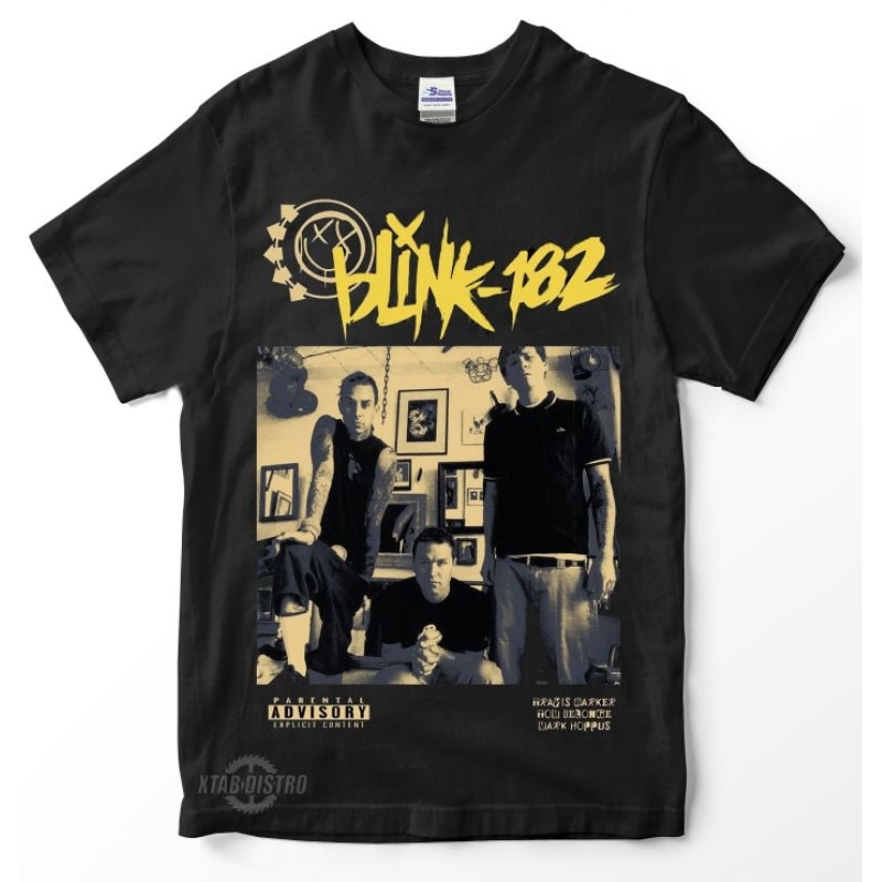 BLINK182 เสื้อยืดวง Punk Premium blink 182 edging pop punk