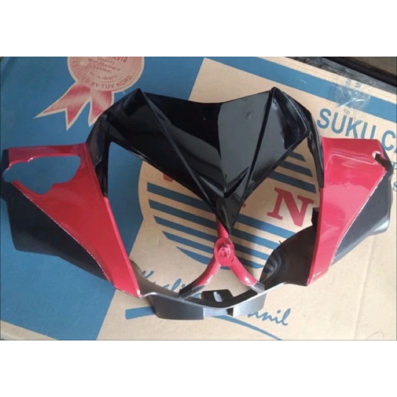 MERAH เปลือกหน้าและหลังสําหรับ supra x 125 07 batman/Red/win