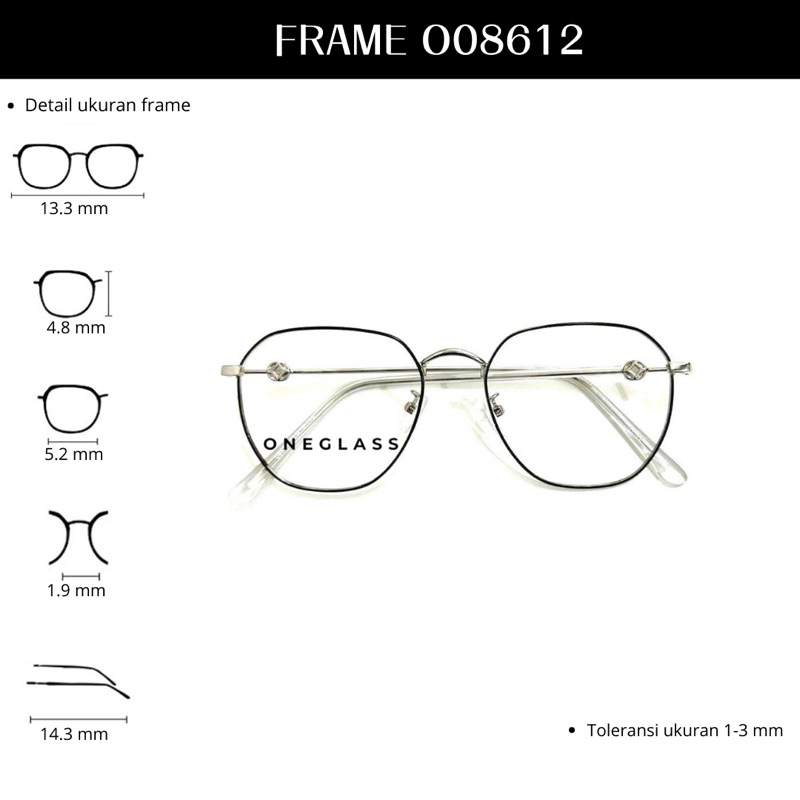 ซื ้ อ 1 ฟรี 1 เลนส ์ ลบ 1, Plus, กระบอก - O0816 กรอบแว ่ นตา Unisex